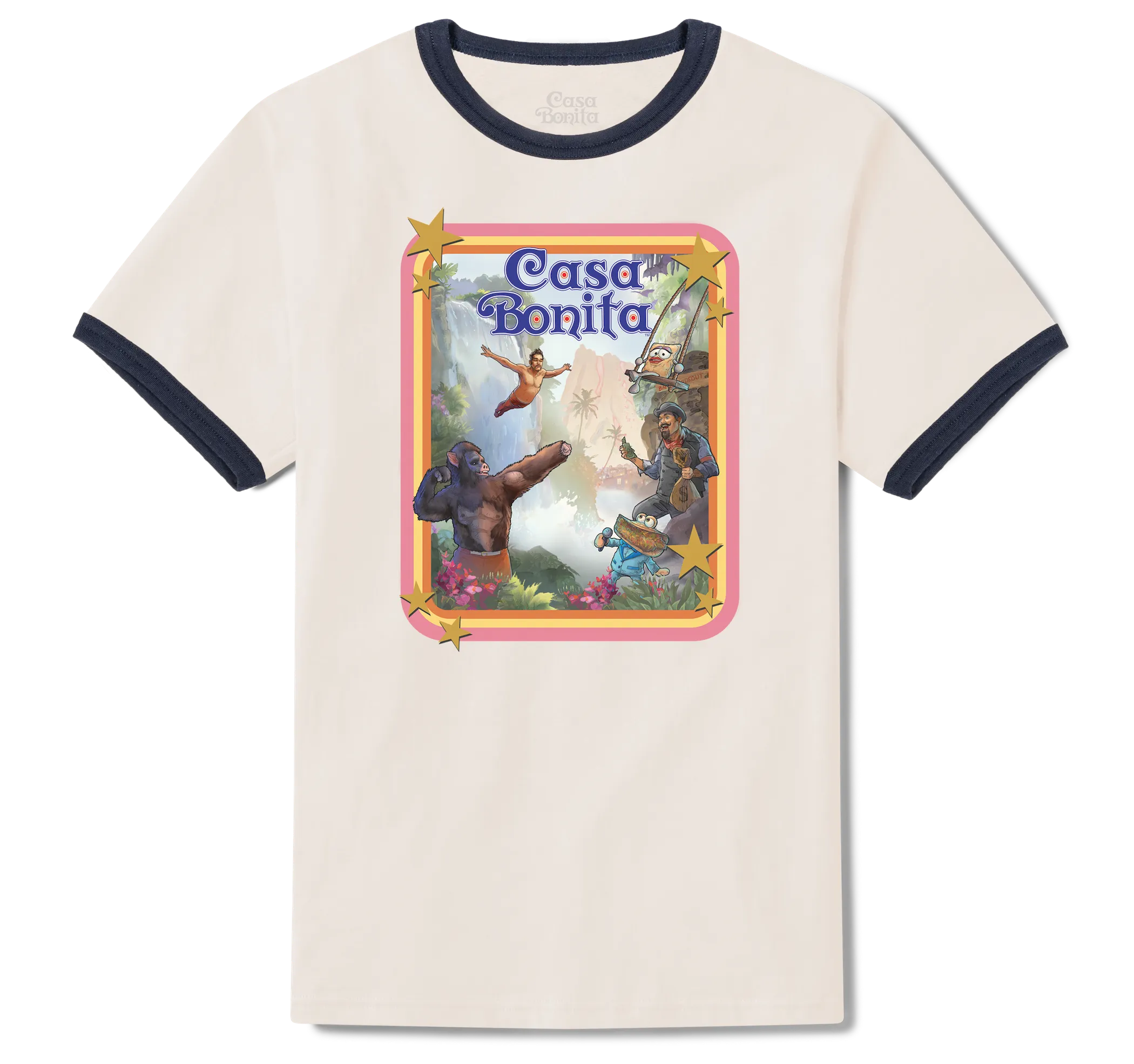 Casa Bonita Cream Mi Amor Ringer T-Shirt
