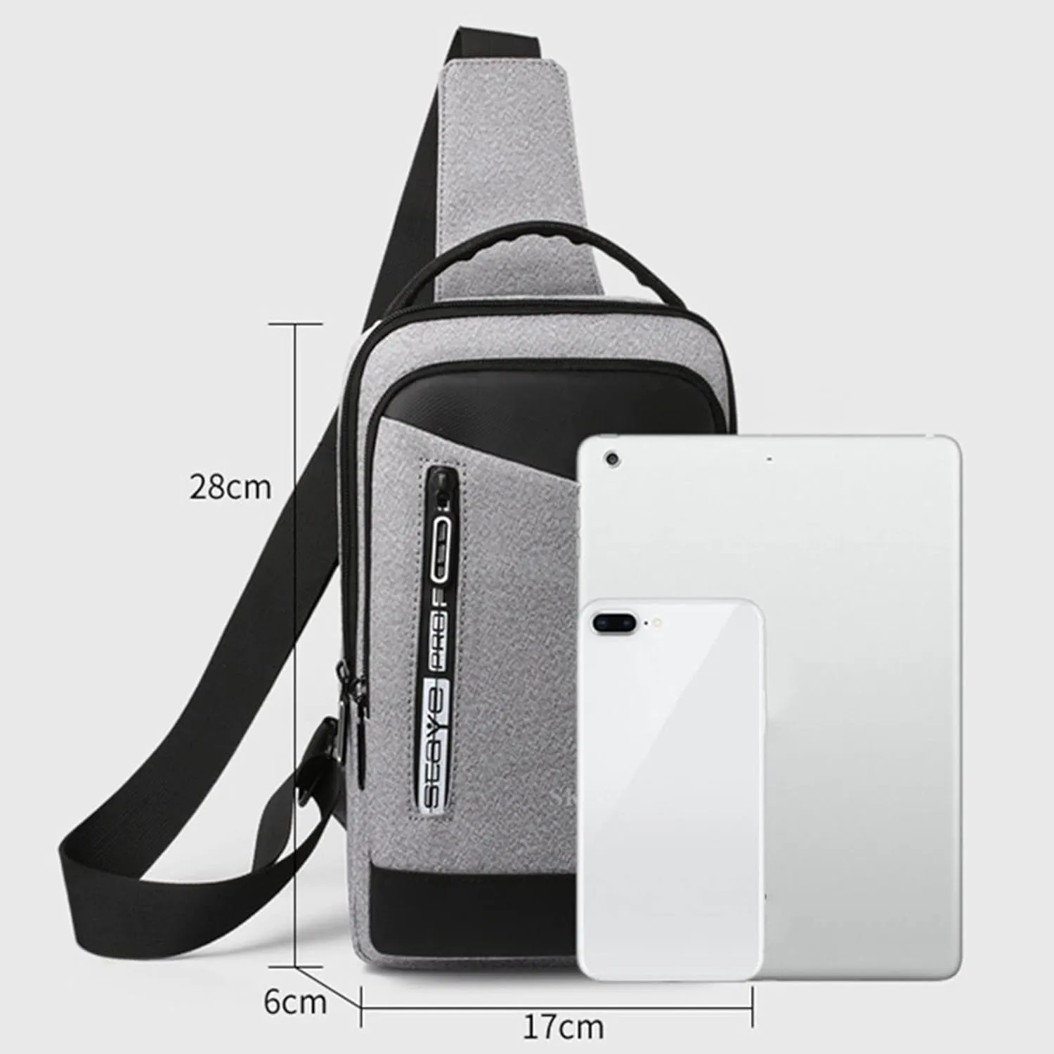 Chest Bag Daypack Fanny Pack Messenger Bag Solid Color Cloth Outdoor Leisure Customize Chest Bag Men Shoulder