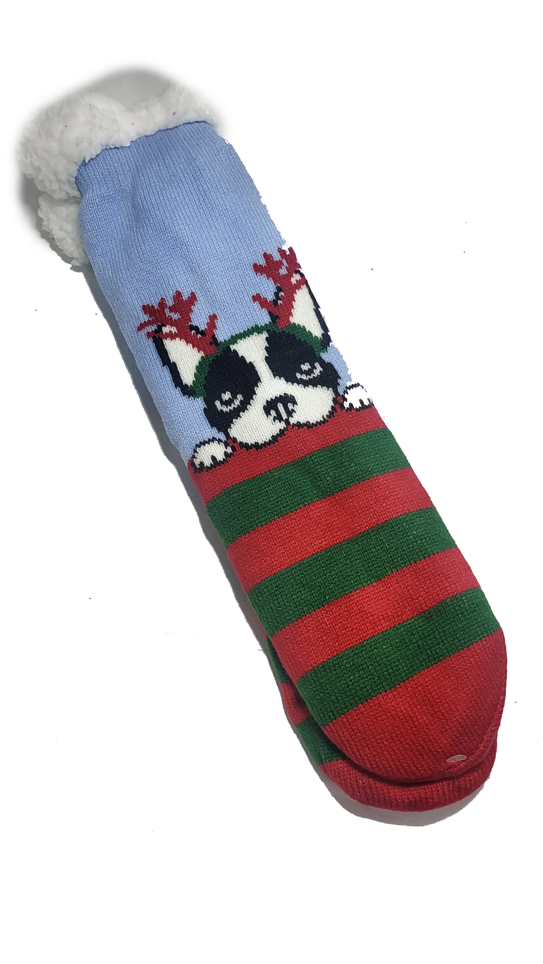 CHRISTMAS STOCKING SLIPPER SOCKS6 GREAT DESIGNS RMD2305-11