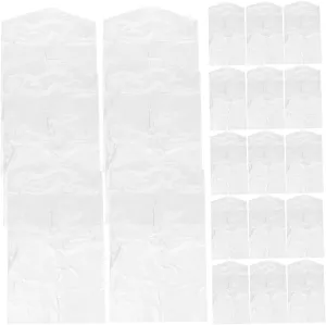 Ciieeo Clothes Covers 60pcs Boys and Girls' Garment Bag Set Dry Cleaner Bags for Home Store Use
