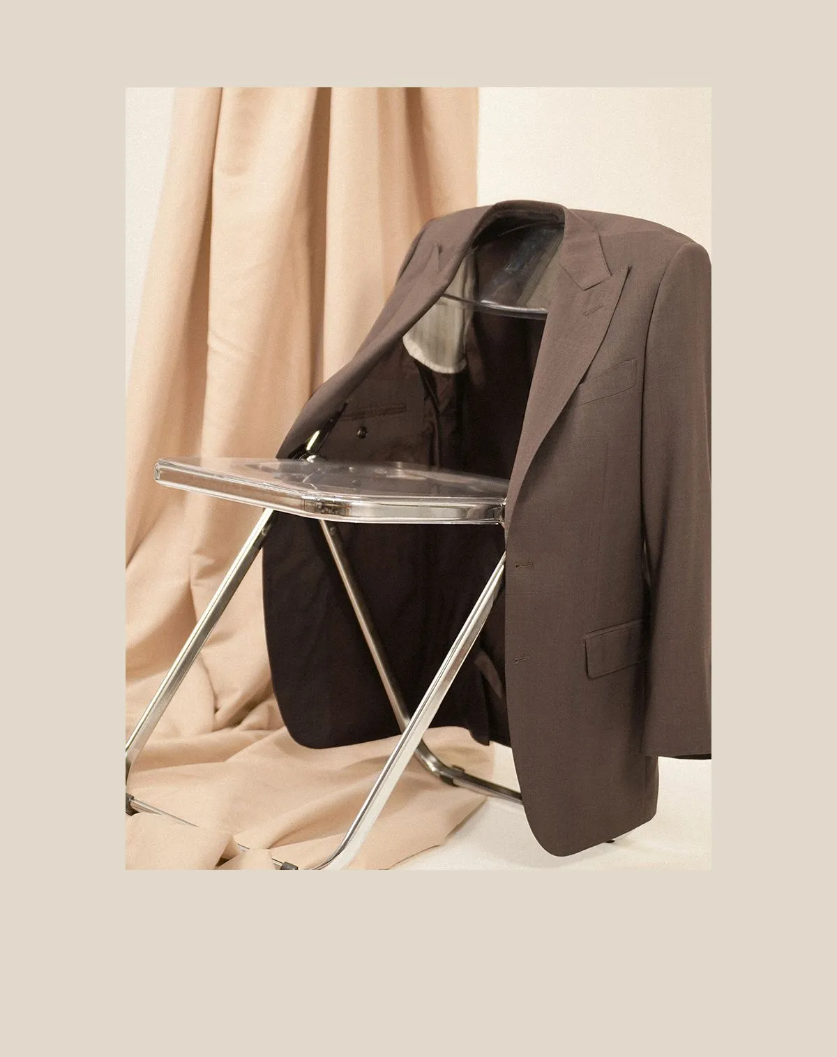 Classic Brown Three-Piece Suit