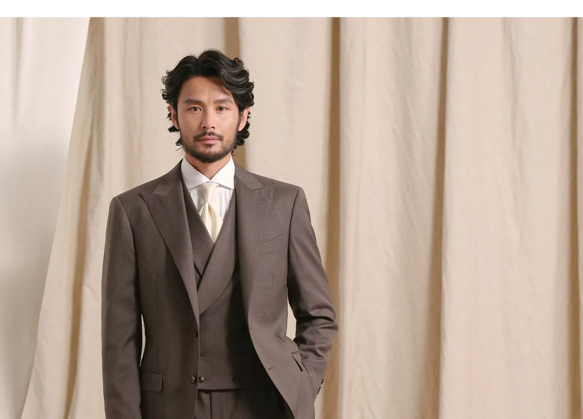 Classic Brown Three-Piece Suit