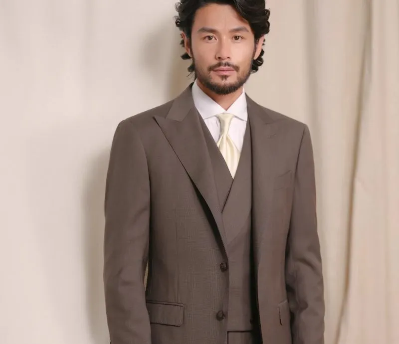 Classic Brown Three-Piece Suit