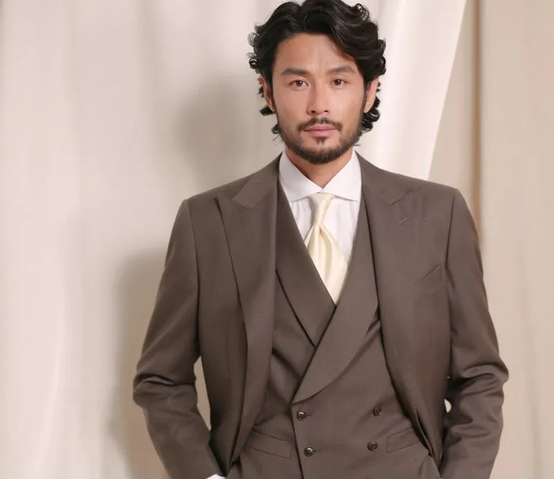 Classic Brown Three-Piece Suit