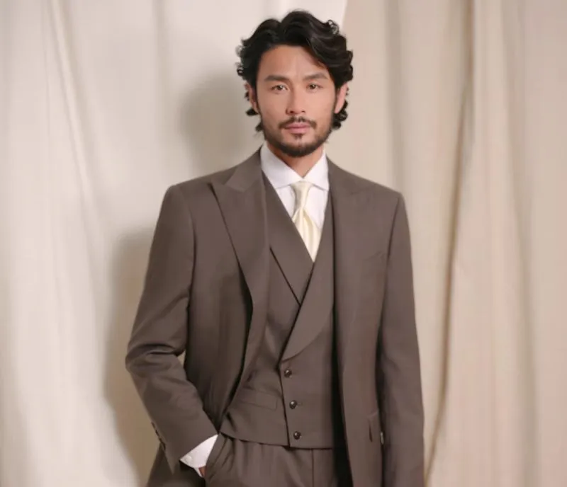 Classic Brown Three-Piece Suit