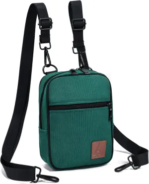 Convertible Crossbody Bag for Men/Women,Adjustable Waist/Shoulder/Backpack with 2/3 Strap,Everyday Essentials Carrier