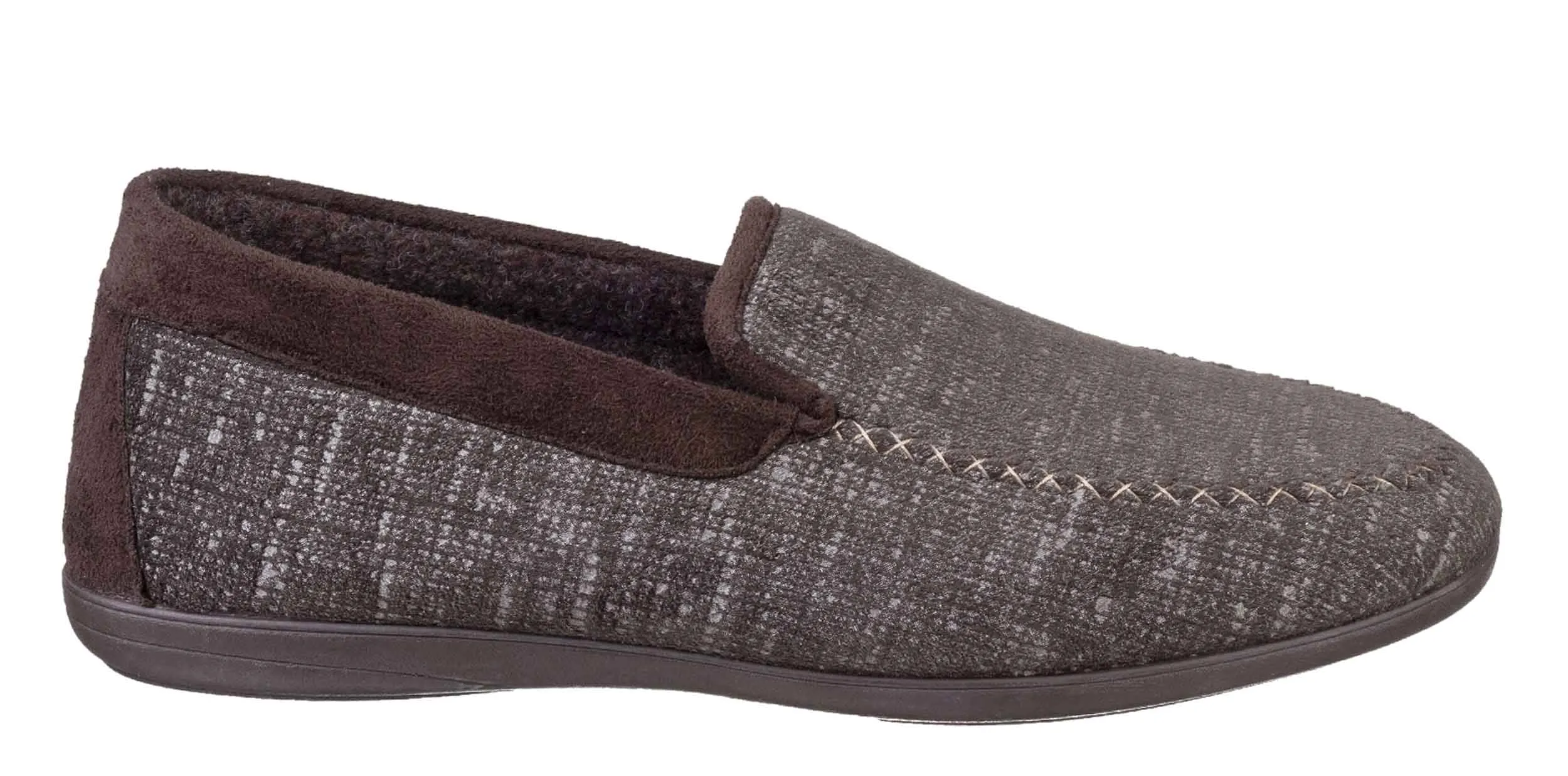 Cotswold Stanley Mens Moc Toe Full Slipper