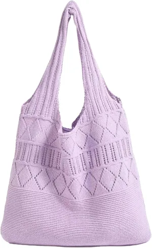 Crochet Bags for Women Travel Tote Bags Knit Summer Beach Tote and Boho Tote Handbags