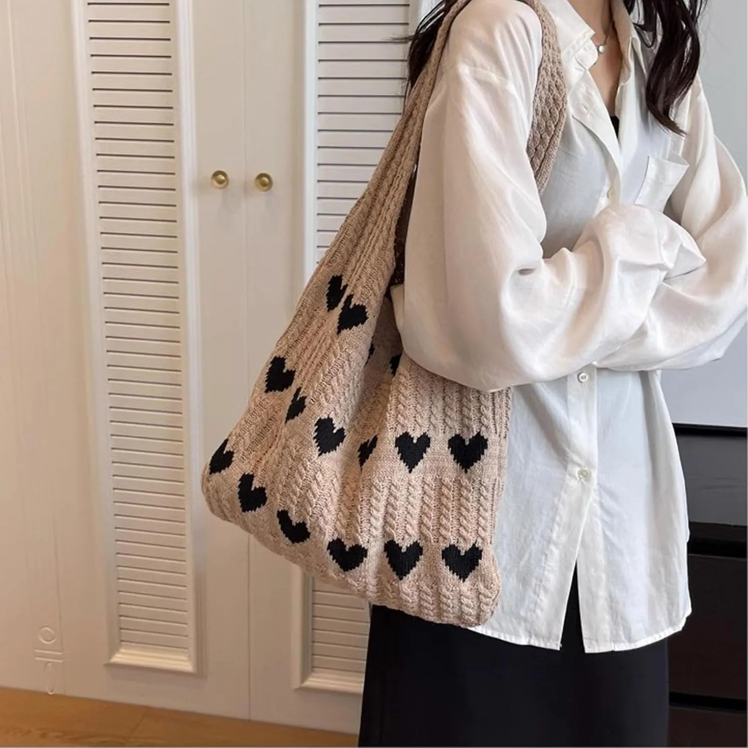 Crochet Bags for Women Travel Tote Bags Knit Summer Beach Tote and Boho Tote Handbags