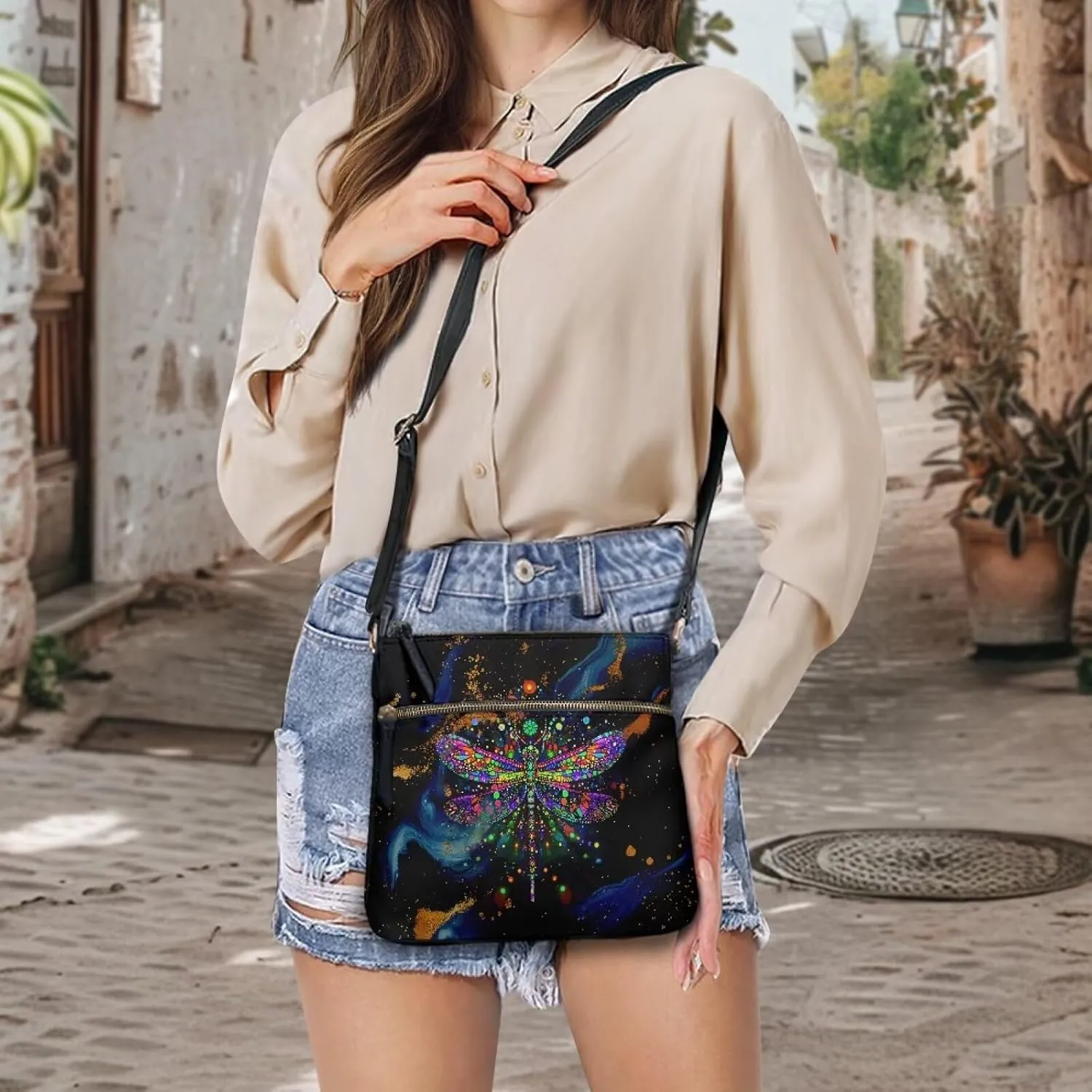 Crossbody Bags for Women Trendy Travel Stylish Handbag Tote with Strap Leather Shoulder Purse