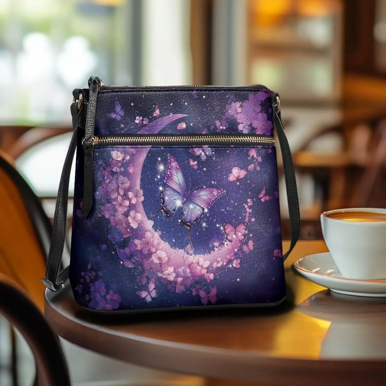 Crossbody Bags for Women Trendy Travel Stylish Handbag Tote with Strap Leather Shoulder Purse