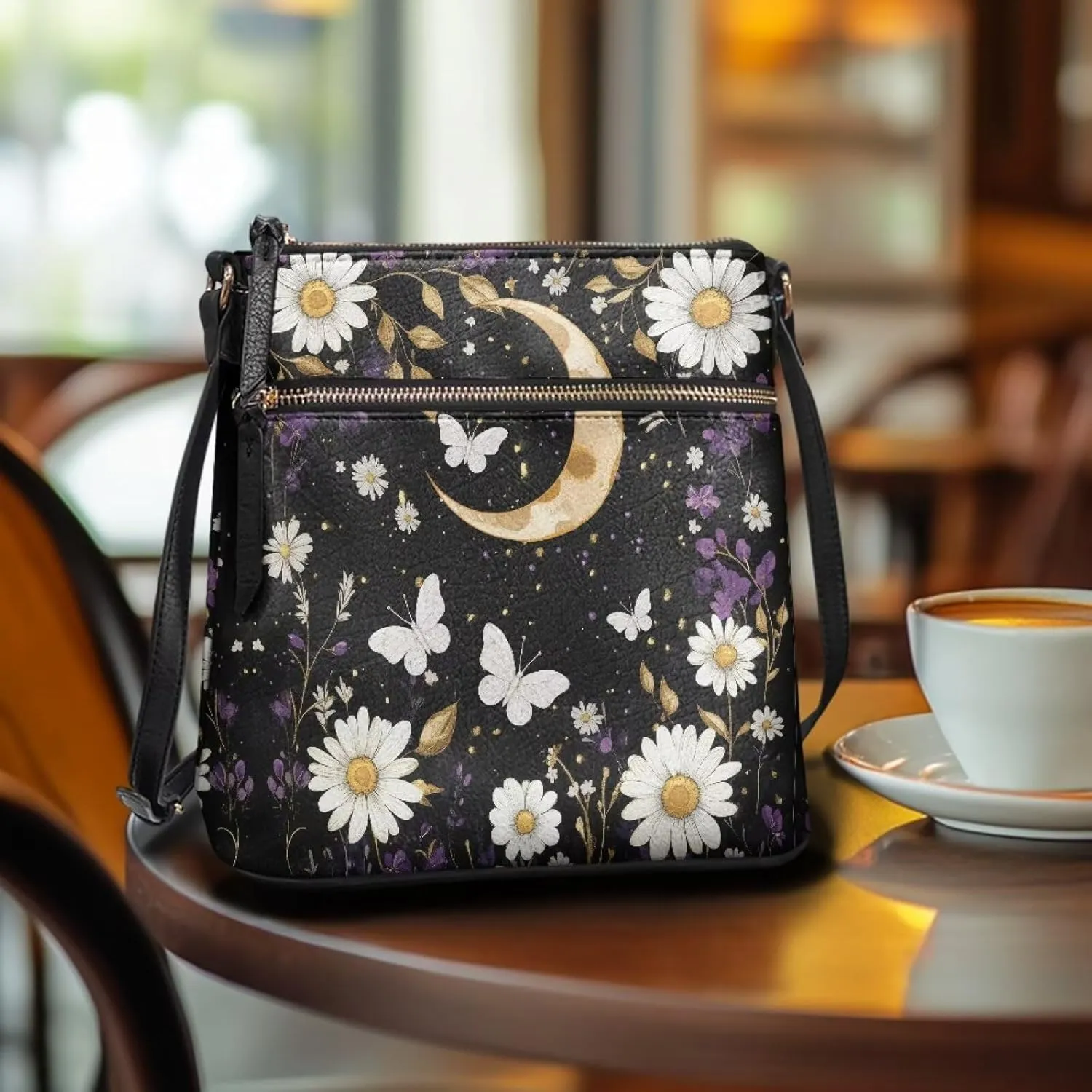 Crossbody Bags for Women Trendy Travel Stylish Handbag Tote with Strap Leather Shoulder Purse