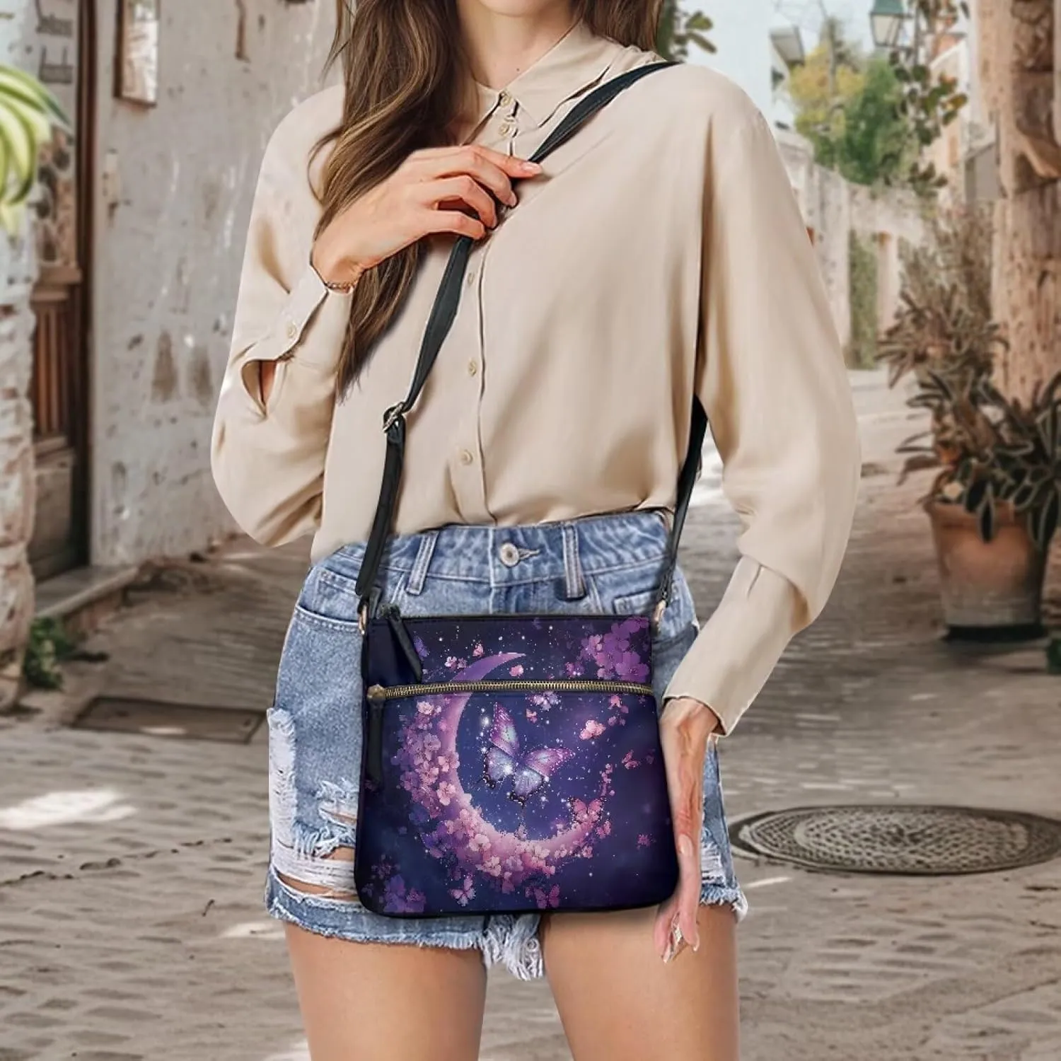 Crossbody Bags for Women Trendy Travel Stylish Handbag Tote with Strap Leather Shoulder Purse