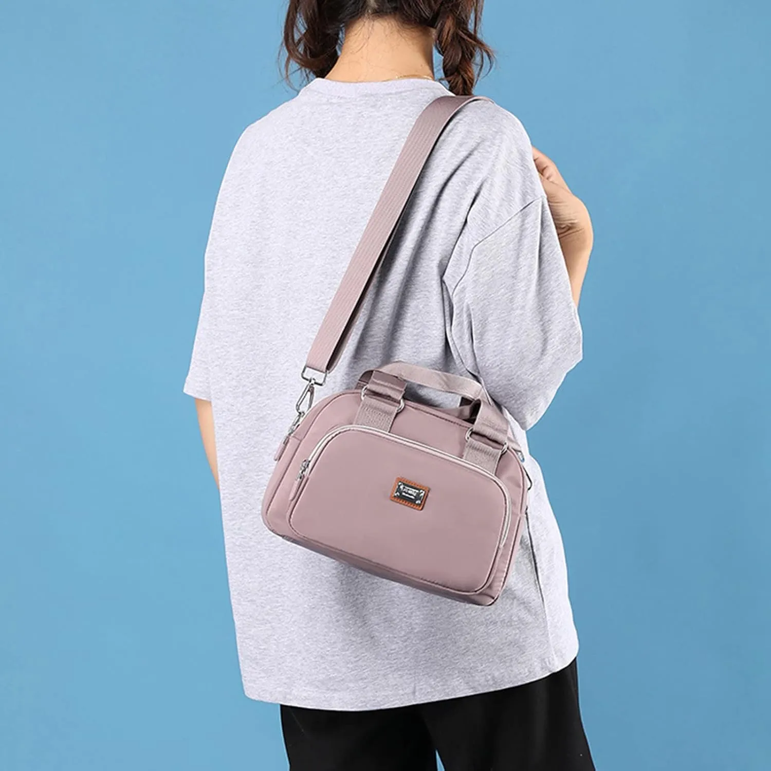 Crossbody Bags for Women Women's Nylon One Shoulder Messenger Bag Purpose Canvas Handbag
