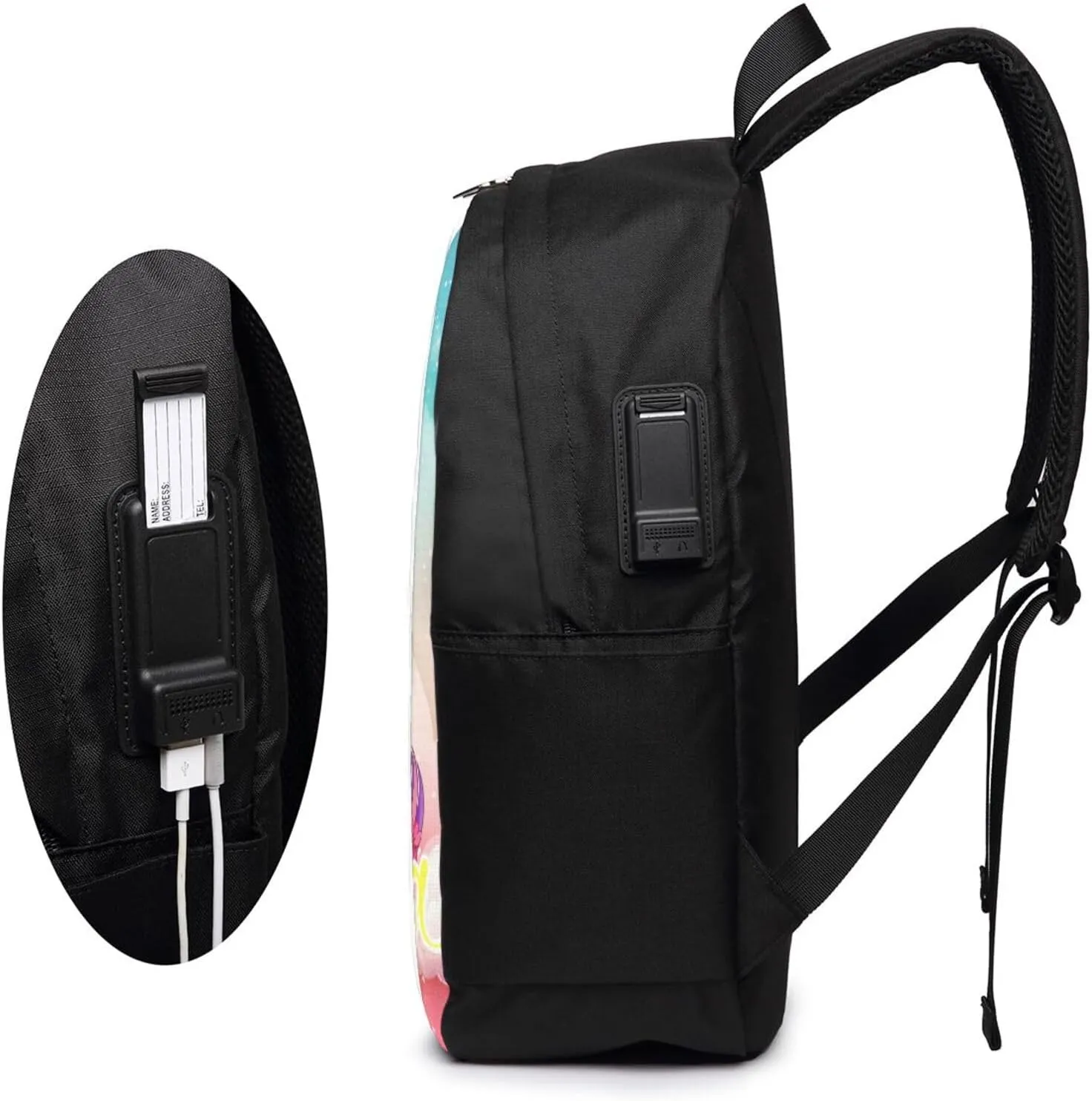 Custom Backpack for Girls Personalized Girls Backpack with Name Back to School Supplies BackPack for Women School Bookbag Backpack for School Laptop Backpack for Students Travel Backpack for Girls