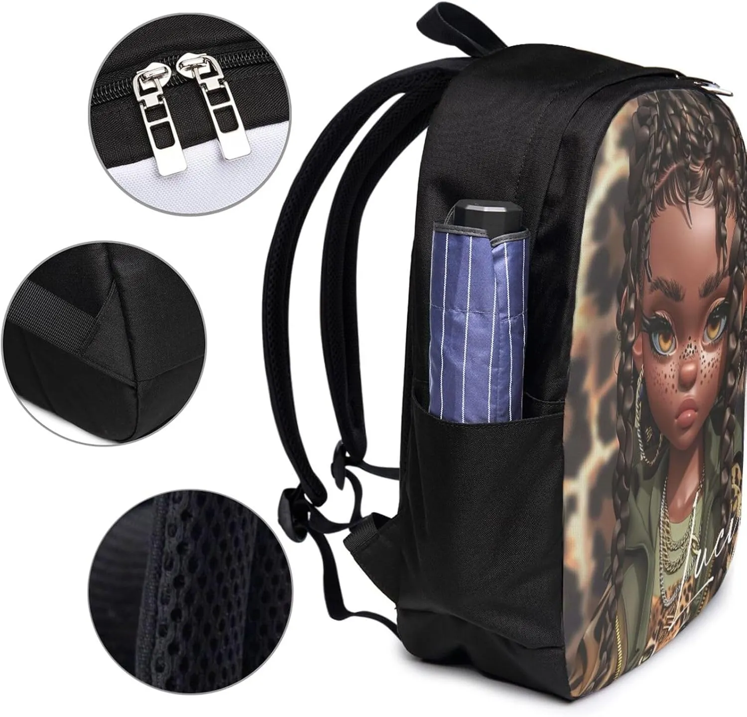 Custom Backpack for Women Personalized Girls Backpack with Name Back to School Supplies BackPack for Women School Bookbag Backpack for School Laptop Backpack for Students Travel Backpack 17 Inch