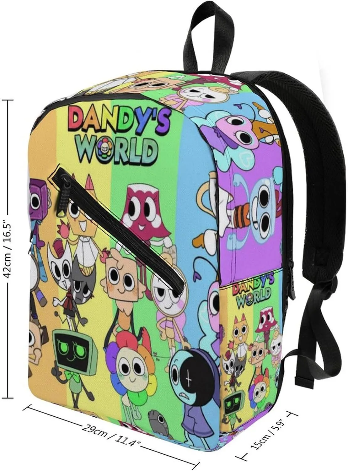 Dandys World Backpack Lightweight Large Capacity Laptop Backpack For Hiking Work Travel Unisex