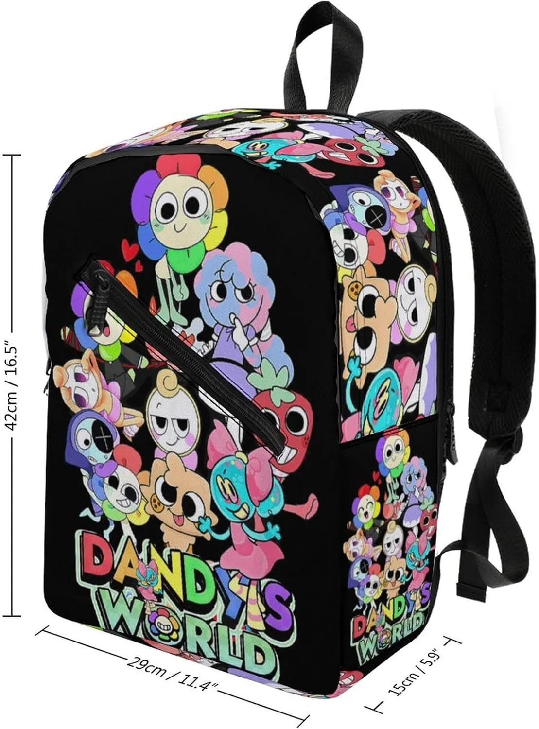 Dandys World Backpack Lightweight Large Capacity Laptop Backpack For Hiking Work Travel Unisex