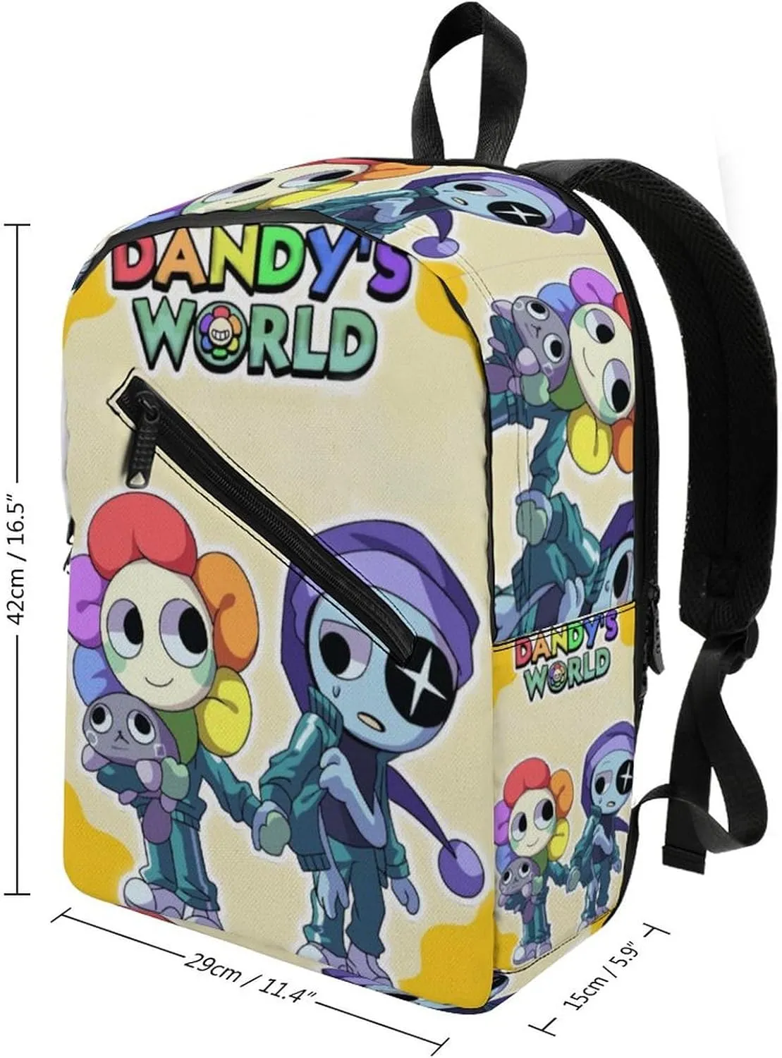 Dandys World Backpack Lightweight Large Capacity Laptop Backpack For Hiking Work Travel Unisex