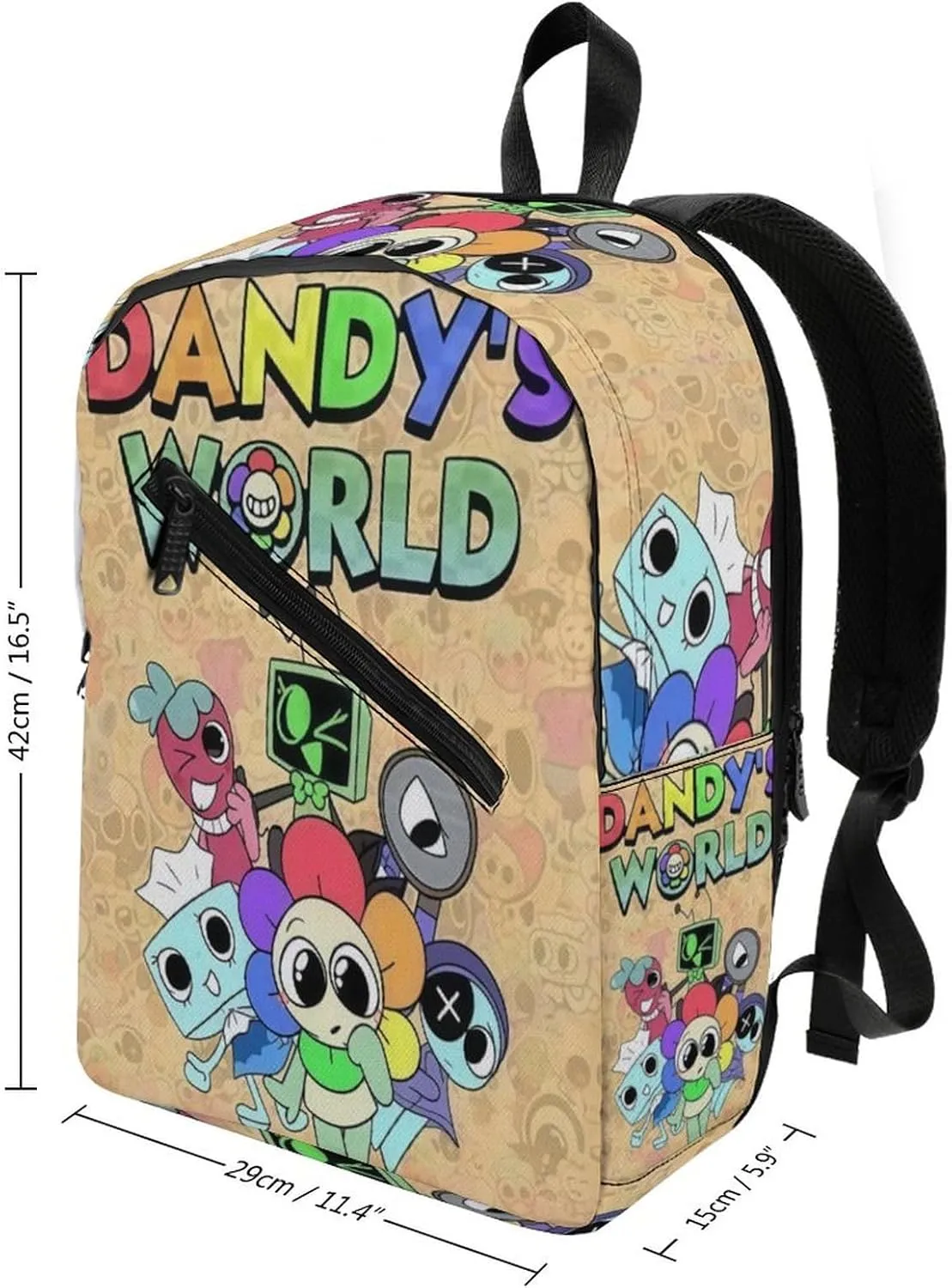 Dandys World Backpack Lightweight Large Capacity Laptop Backpack For Hiking Work Travel Unisex