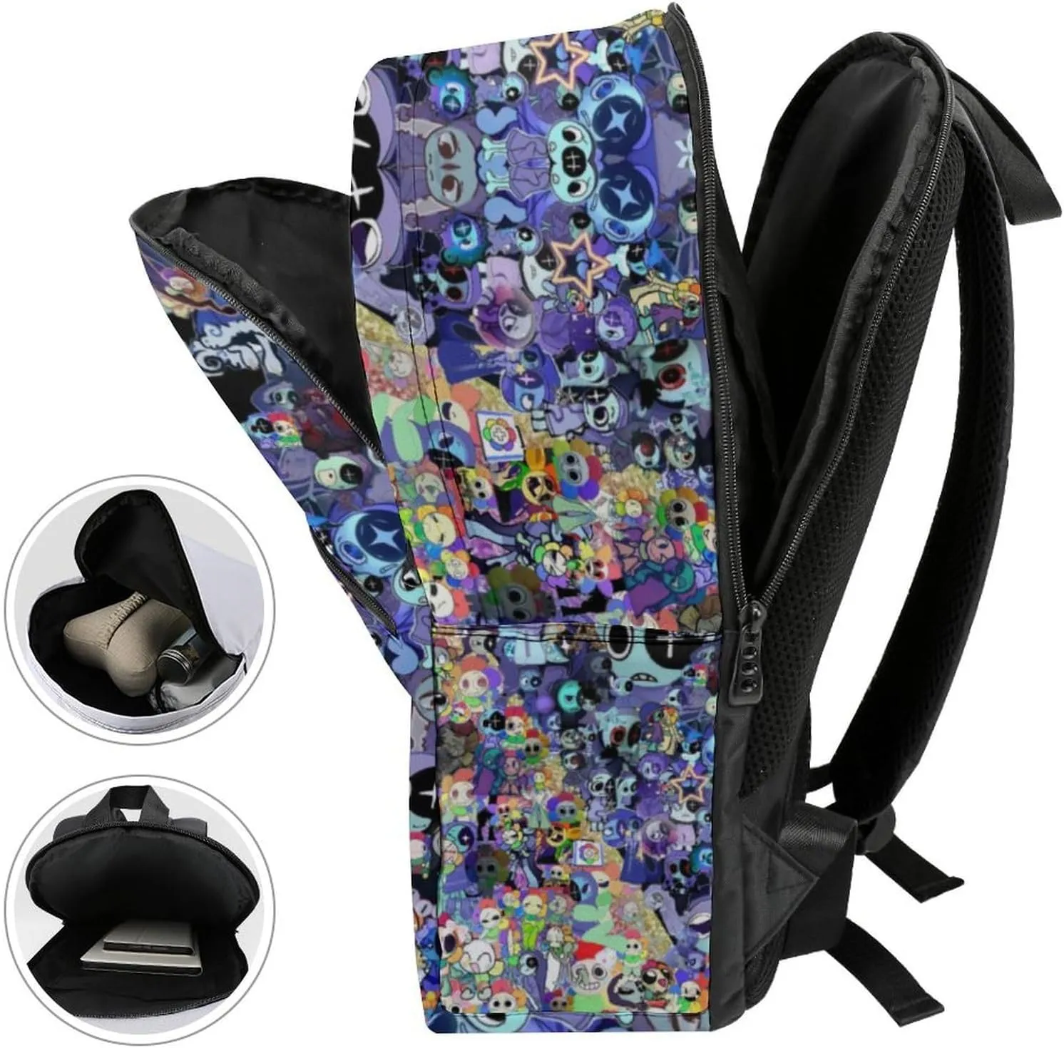 Dandys World Backpack Lightweight Large Capacity Laptop Backpack For Hiking Work Travel Unisex