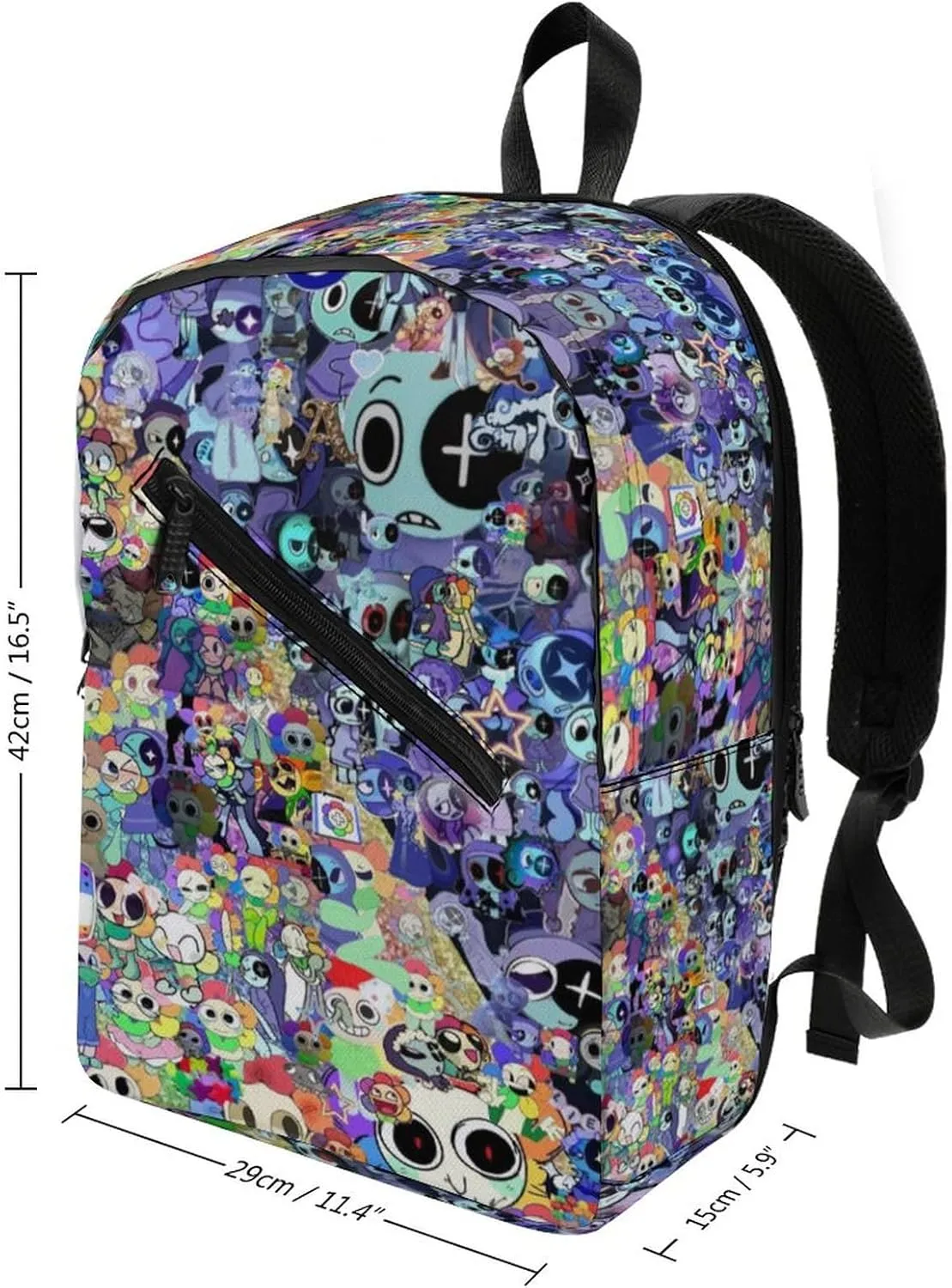 Dandys World Backpack Lightweight Large Capacity Laptop Backpack For Hiking Work Travel Unisex