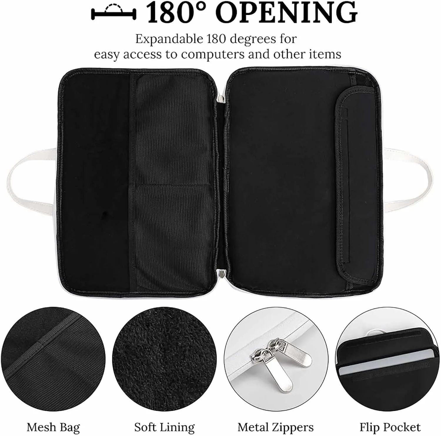 Demon Bat Leather Bag Laptop Case Slim Water Resistant Computer Bags with Handle Briefcase for Work