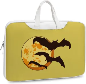 Demon Bat Leather Bag Laptop Case Slim Water Resistant Computer Bags with Handle Briefcase for Work