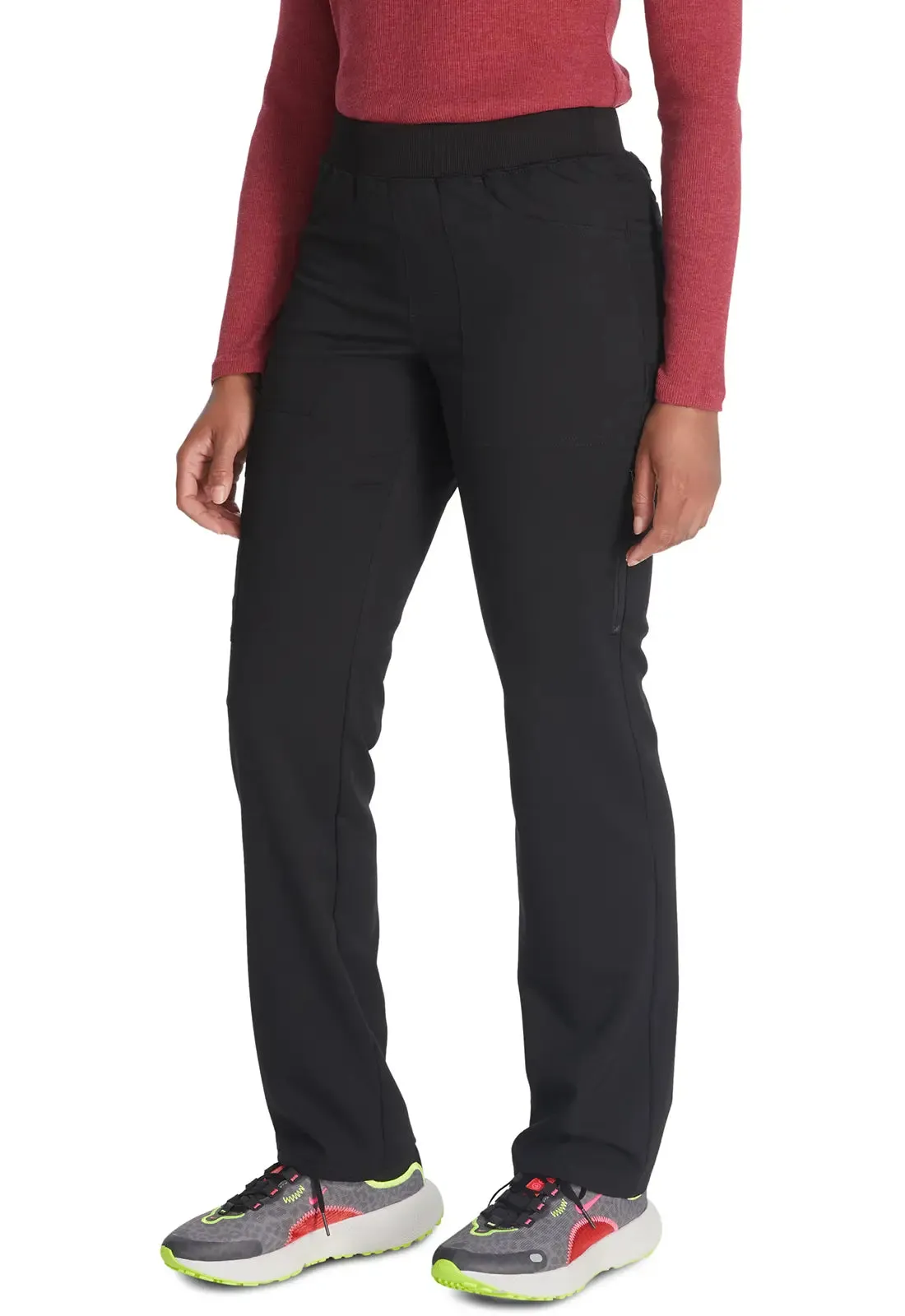 Dickies Balance Mid Rise Tapered Leg Pull-on Pant - Black