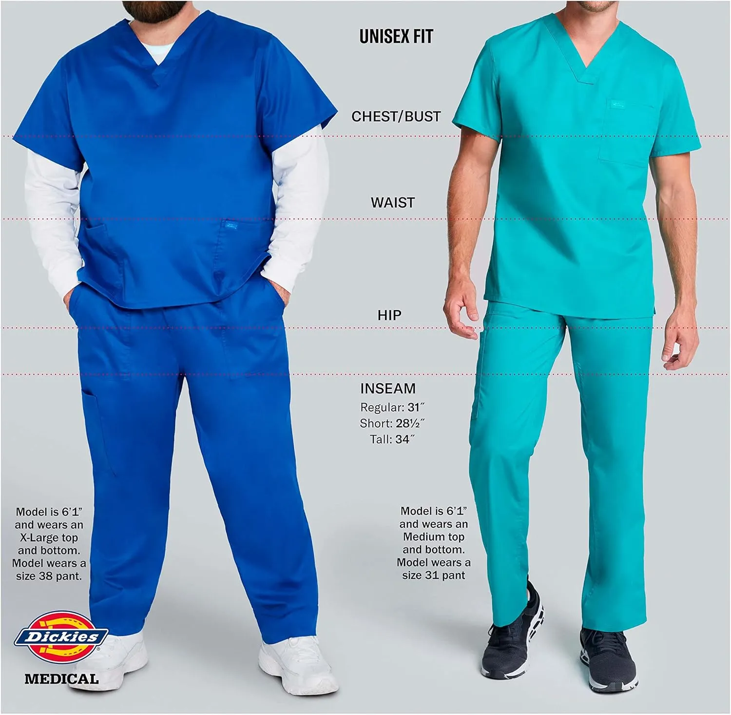 Dickies EDS Professional Men & Women Scrubs Lab Coats 40" 83403