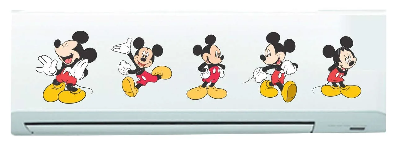 DivineDesigns™ Cartoon Character AC Sticker