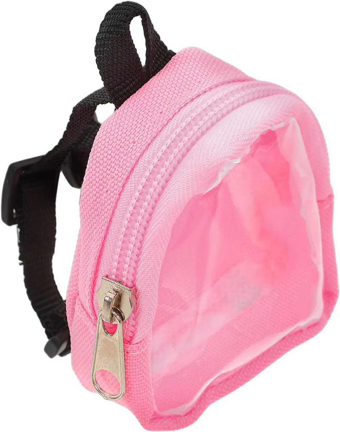 Doll Backpack with Clear Window Cute Unicorn Design Straps for Stuffed Figures Stylish School Bag Ornament