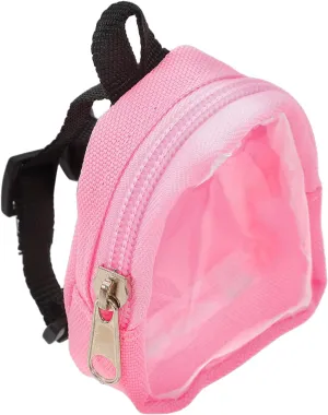 Doll Backpack with Clear Window Cute Unicorn Design Straps for Stuffed Figures Stylish School Bag Ornament