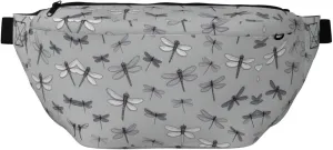 Dragonflies Grey Stylish Crossbody Waist Pack - Versatile And Compact Travel Pouch For Hands-Free Storage