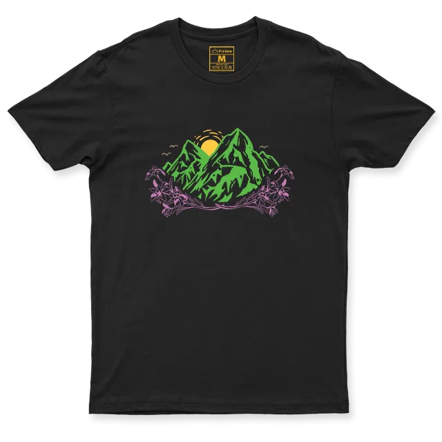 Drifit Shirt: Mountain Flowers