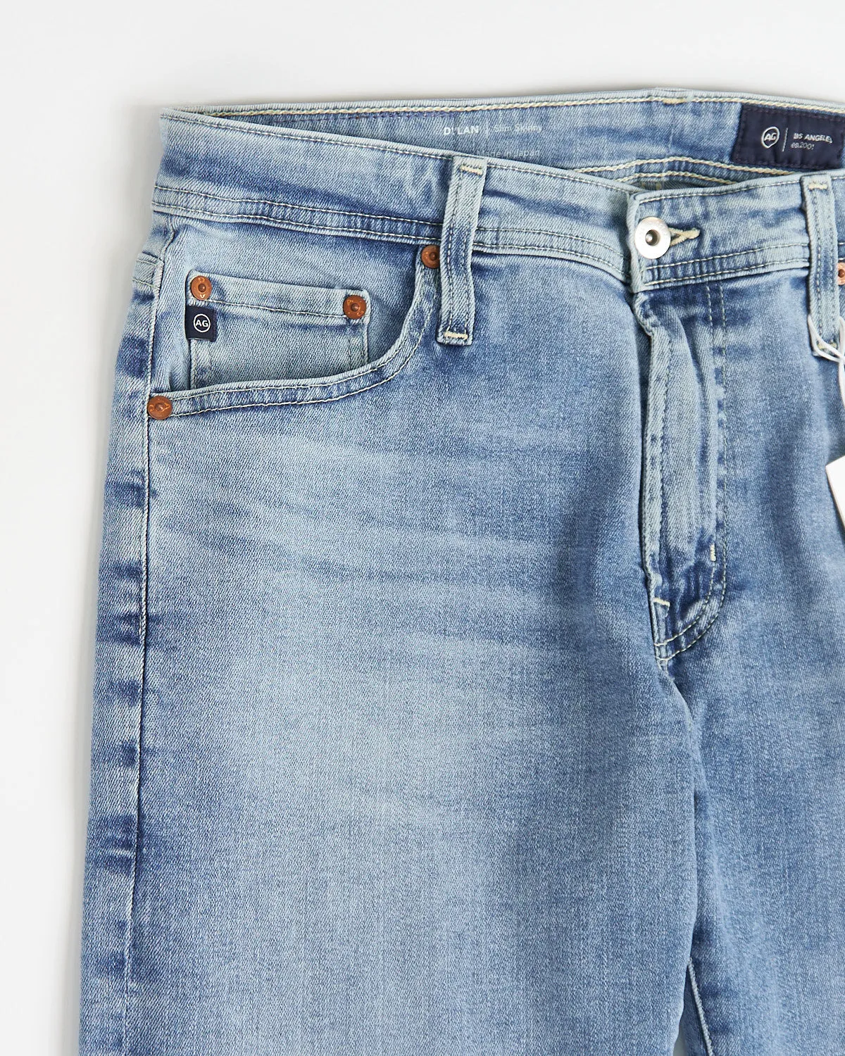 Dylan Eldorado Light Wash Aged Denim Jeans