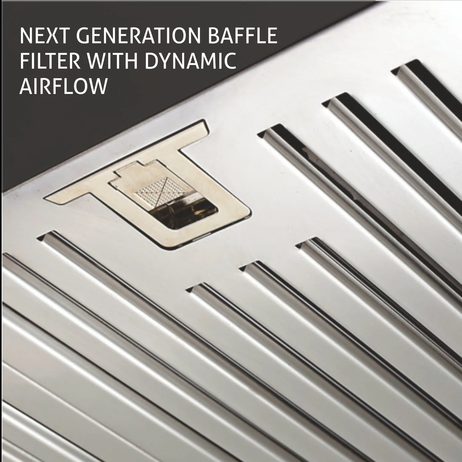 Electric Kitchen Chimney, Pyramid Shape Baffle filters 90cm 1250 m3/h - Black (6051 BL 90)
