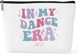 ENGVZ In My Dance Era 2025: Durable Dance Floor Makeup Bag with Water Resistance - Professional Performer Cosmetic Case for Ballet, Hip-Hop & Concerts