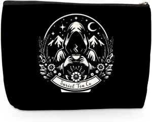 Fantasy Makeup Bag Fantasy Books Merch Book Lovers Gifts Bookish Gifts Cosmetic Bag Halloween Christmas Birthday Gifts for Women Girls Friends Boss Lady Book Accessories Travel Toiletry Bag