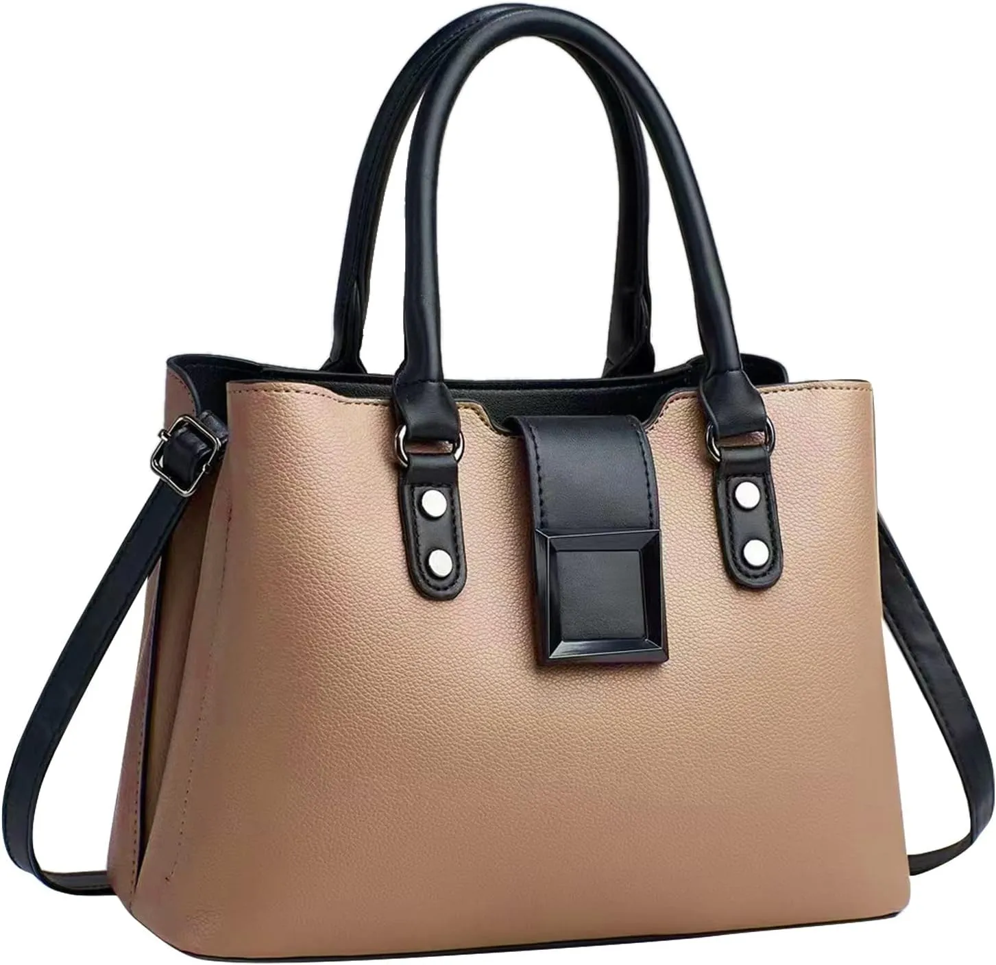 Fashion Tote Top Handle Satchel Women Handbag Large Capacity Leather Messenger Bag Shoulder Handbag