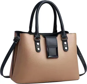 Fashion Tote Top Handle Satchel Women Handbag Large Capacity Leather Messenger Bag Shoulder Handbag