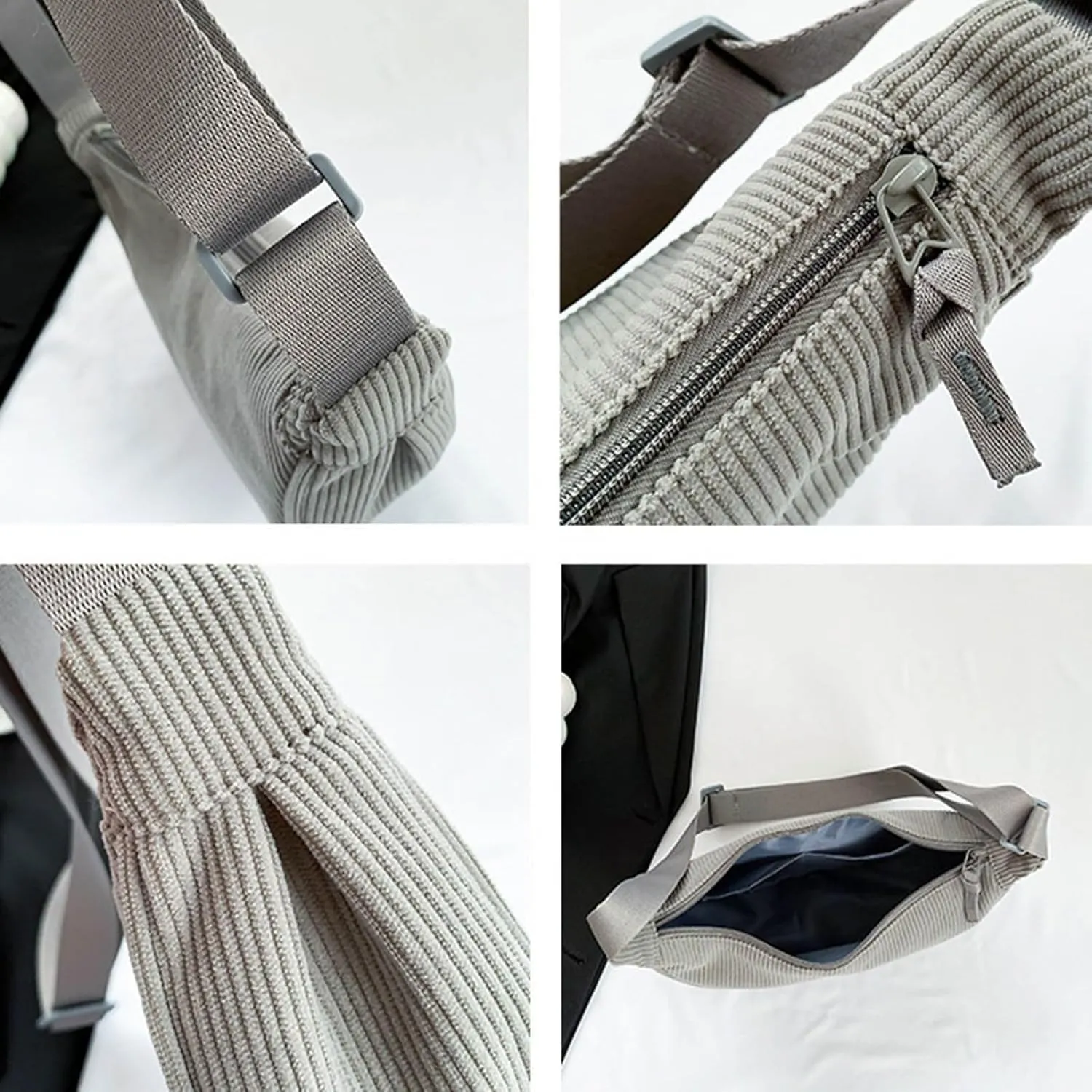 Fashion Woven Purse for Women Top-Handle Shoulder Bag Soft Summer Hobo Tote Bag Hobo, Silver