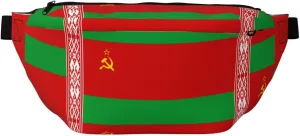 Flag Of Belarus Stylish Crossbody Waist Pack - Versatile And Compact Travel Pouch For Hands-Free Storage