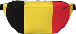 Flag Of Belgium Stylish Crossbody Waist Pack - Versatile And Compact Travel Pouch For Hands-Free Storage