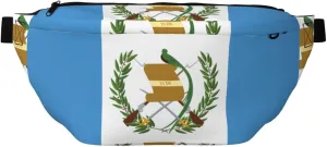Flag Of Guatemala Stylish Crossbody Waist Pack - Versatile And Compact Travel Pouch For Hands-Free Storage