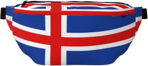 Flag Of Iceland Stylish Crossbody Waist Pack - Versatile And Compact Travel Pouch For Hands-Free Storage