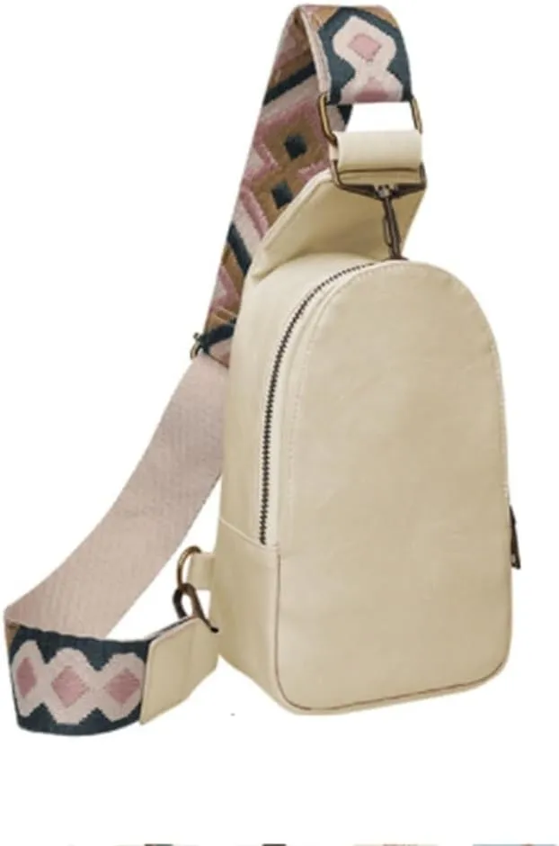 FMURY Holder Chest Bags Vintage Fanny Pack Women Leather Boho Crossbody Shoulder Sling Purses Office Shopper