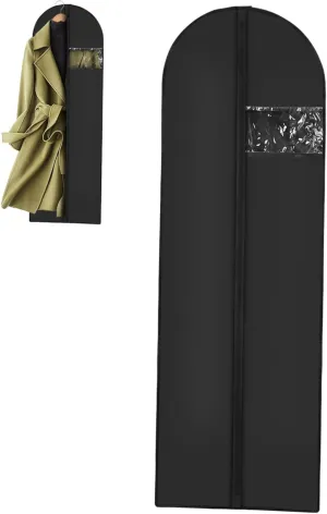 Foldable Suit Garment Bag with Pockets Stylish Dust Protector for Dresses and Formal Gowns for Travel and Closet Storage Capacity Design