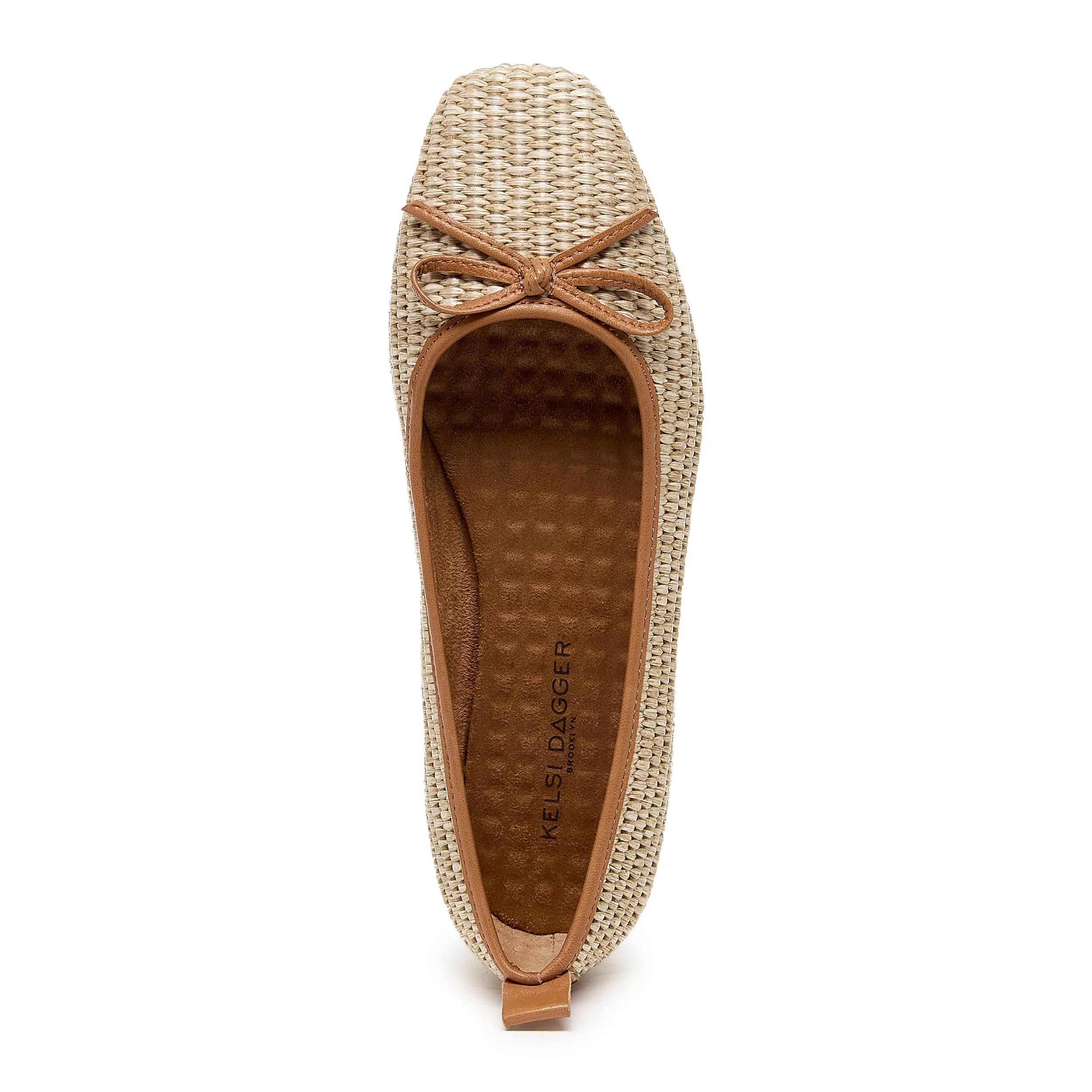Frankie Mini Raffia Ballet Flats