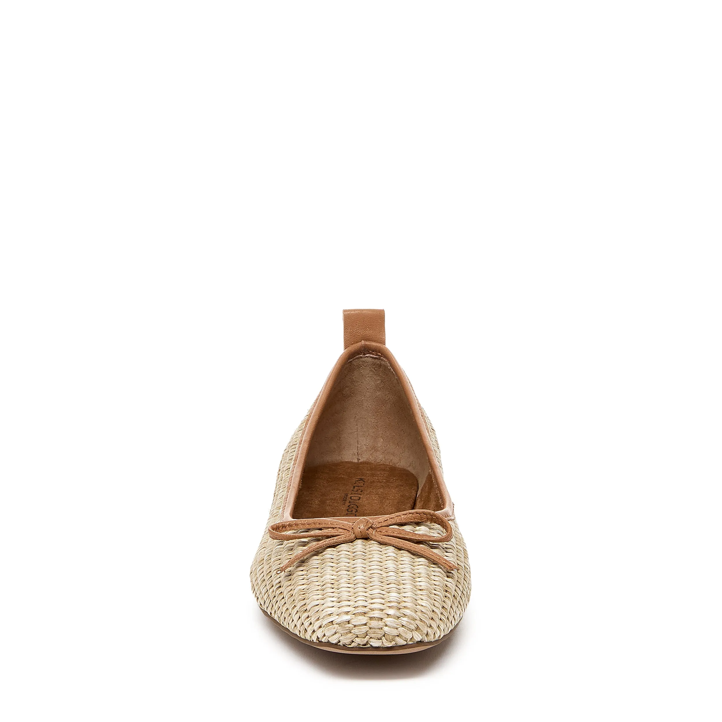 Frankie Mini Raffia Ballet Flats